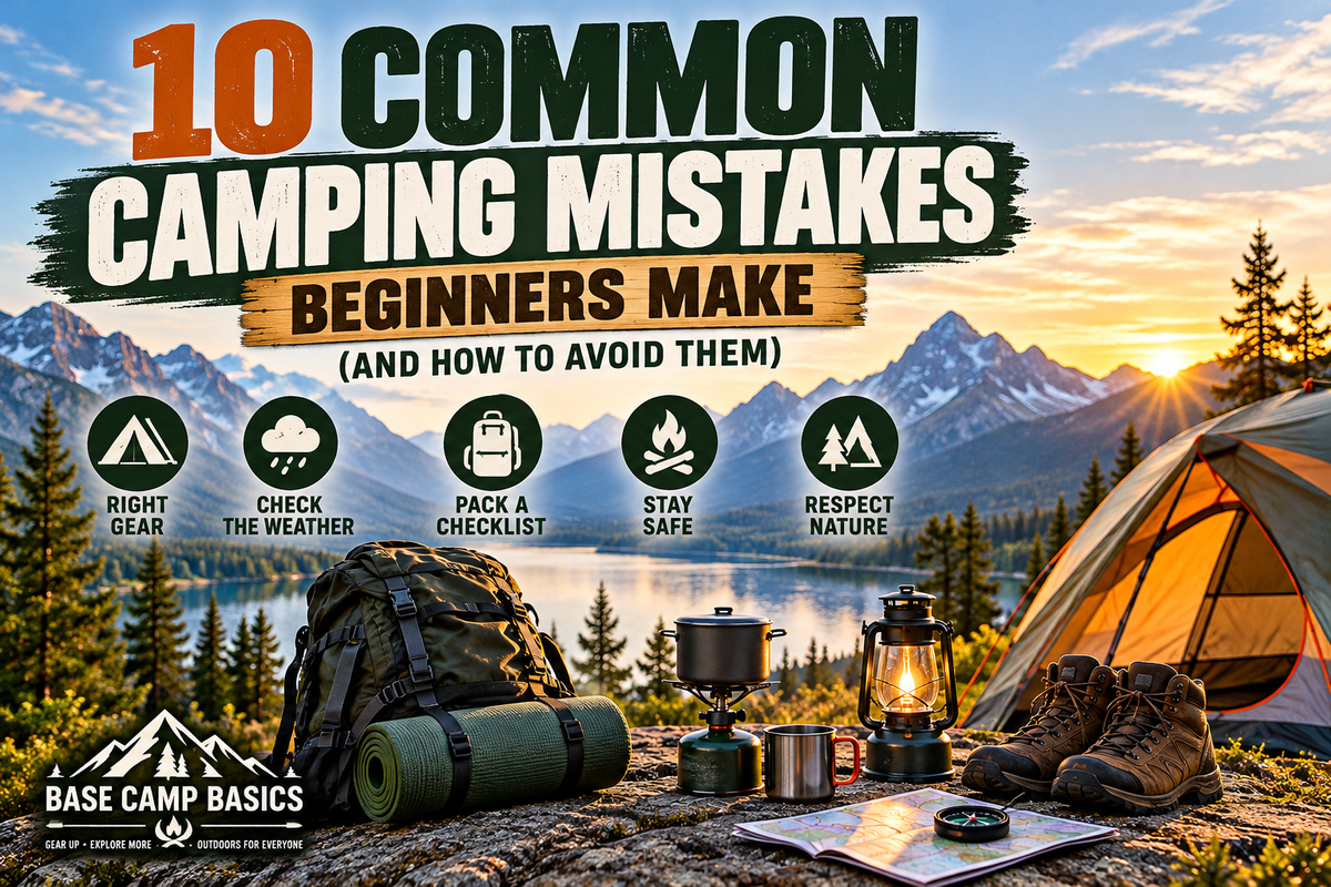 essential camping gear and the mistakes people make with them