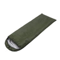 camping sleeping bag with Velcro zipper closure