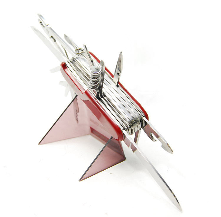 multifunction pocket knife with camping tools