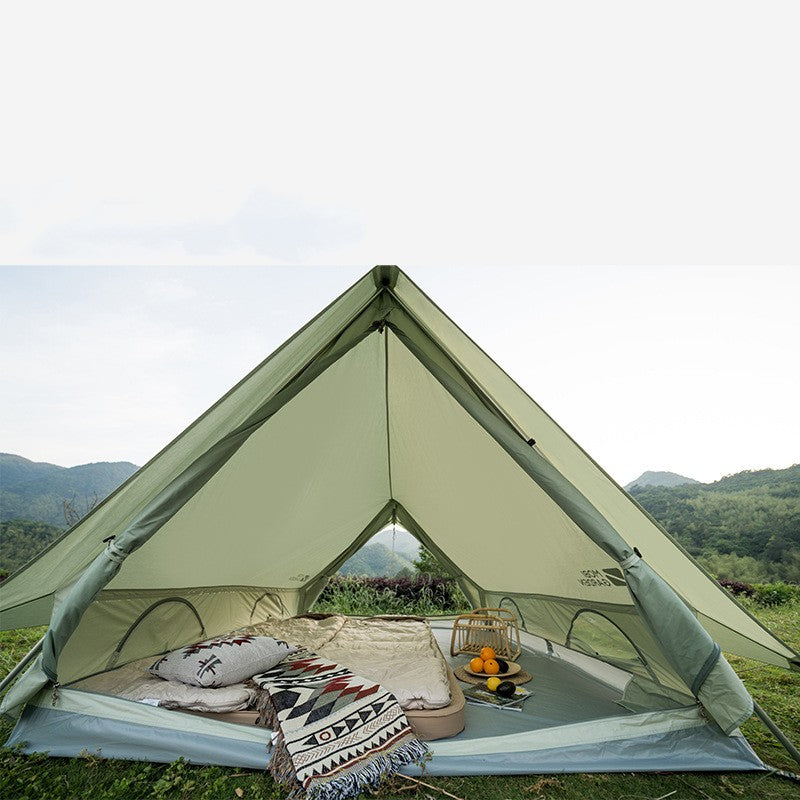 Luxury family tent for campground adventures