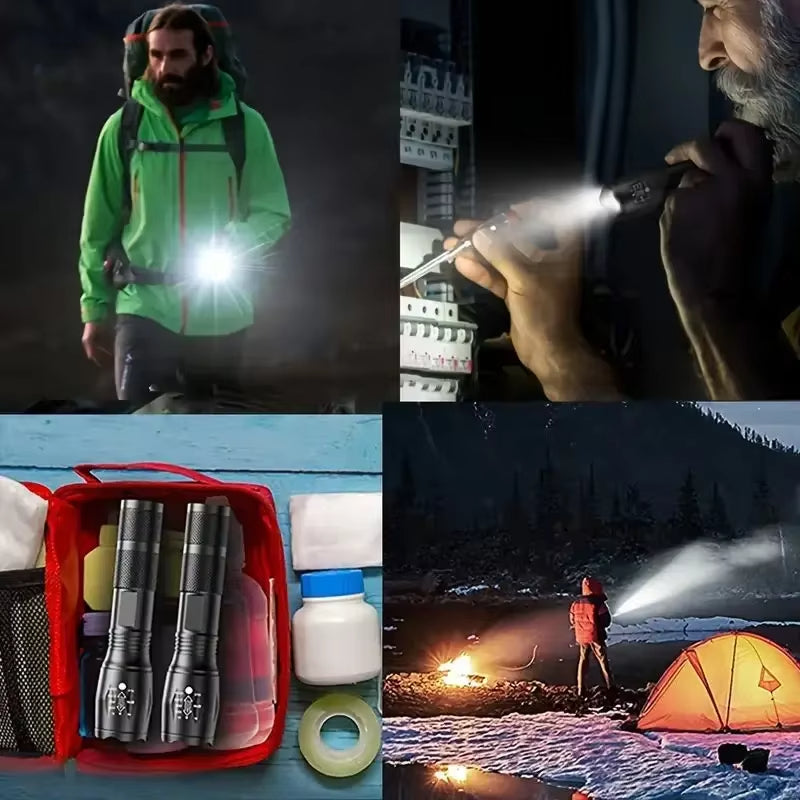 portable LED flashlight for outdoor adventures