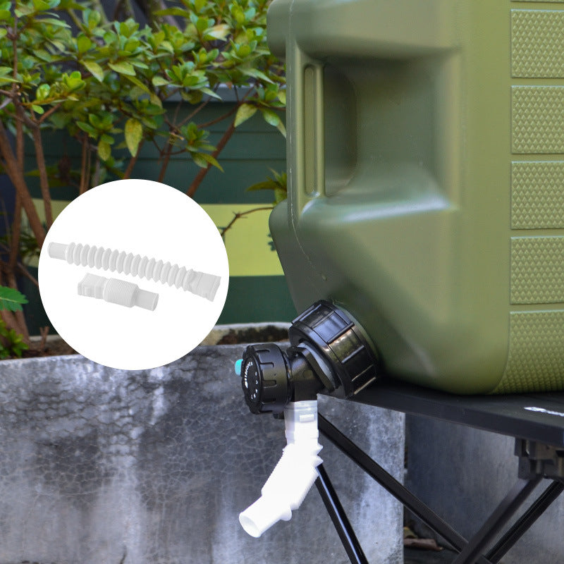 square PE water container for camping