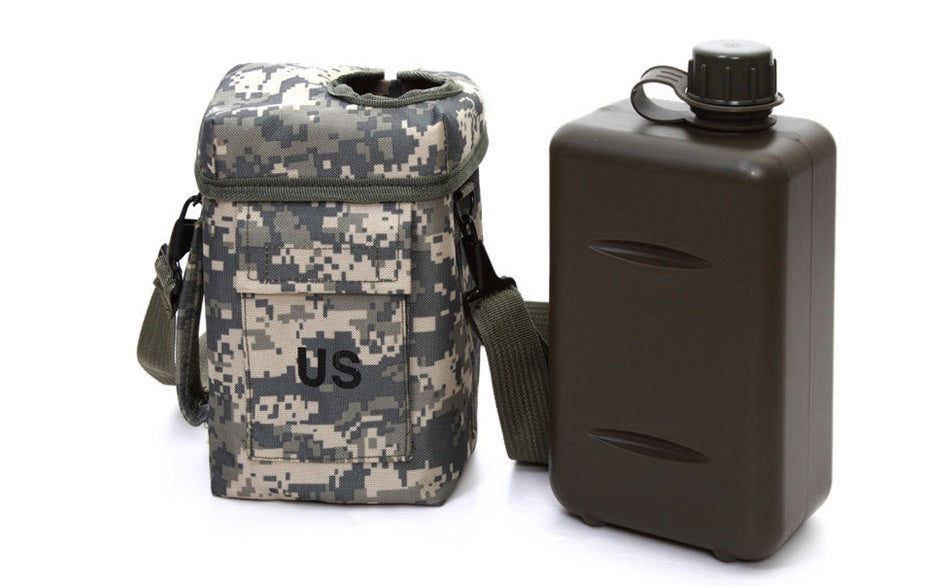 AVU camouflage camping water canteen