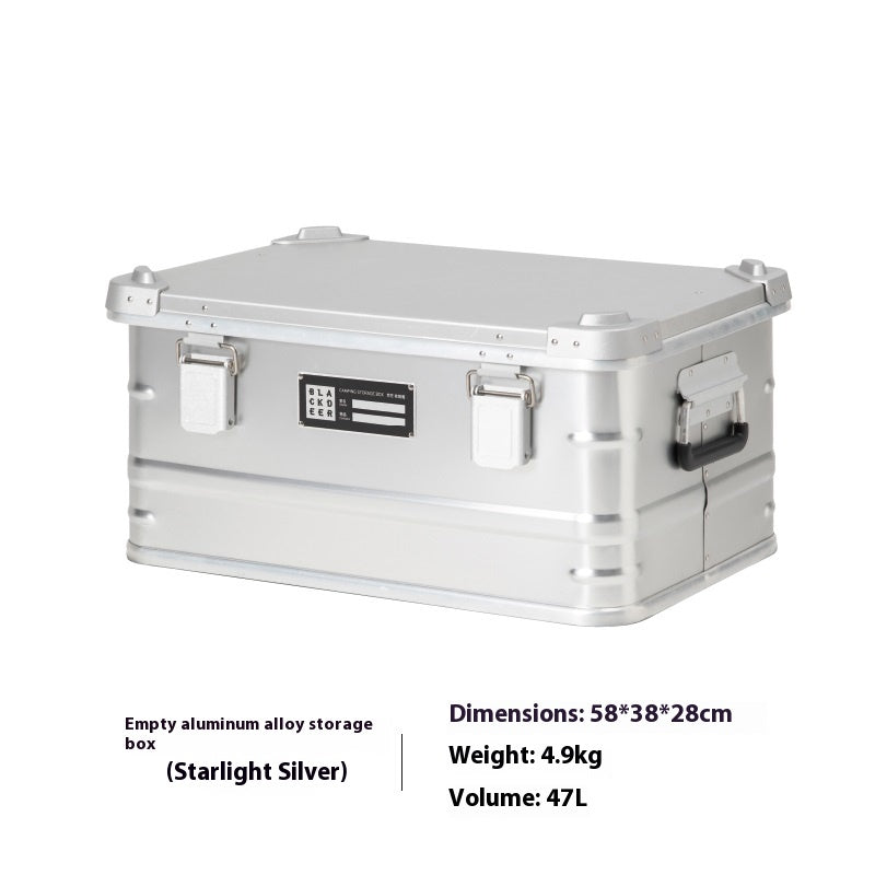 aluminum camping storage box for outdoor gear