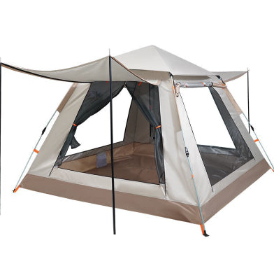 beige canopy camping tent