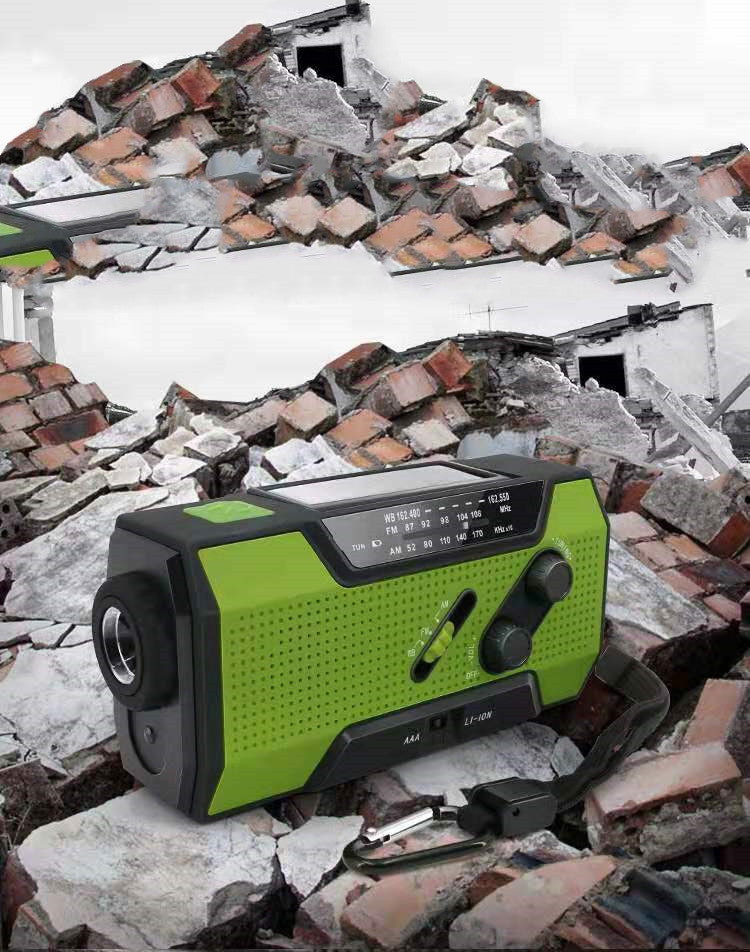 solar powered radio for camping