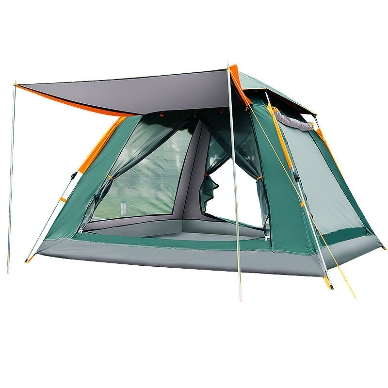 green canopy tent for outdoor camping