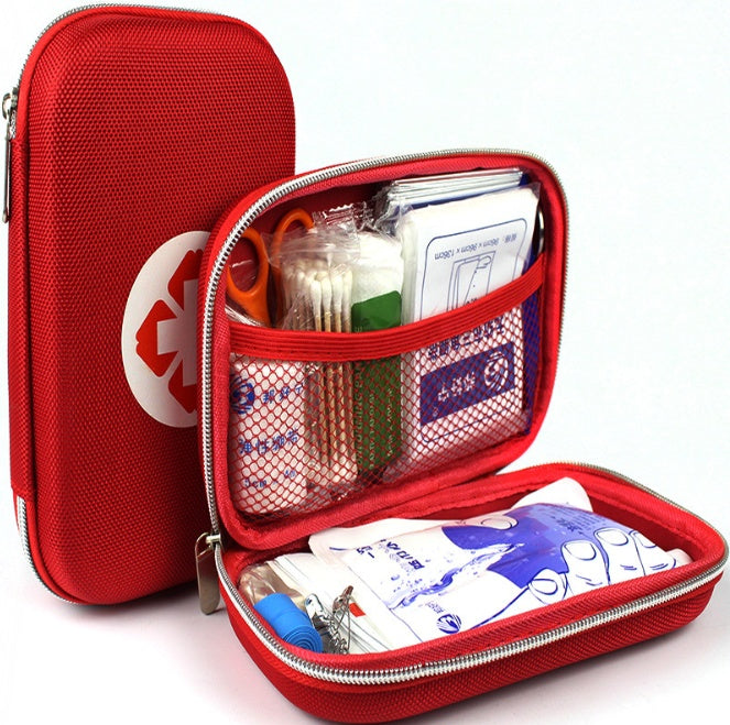 18-piece first aid and emergency survival kit