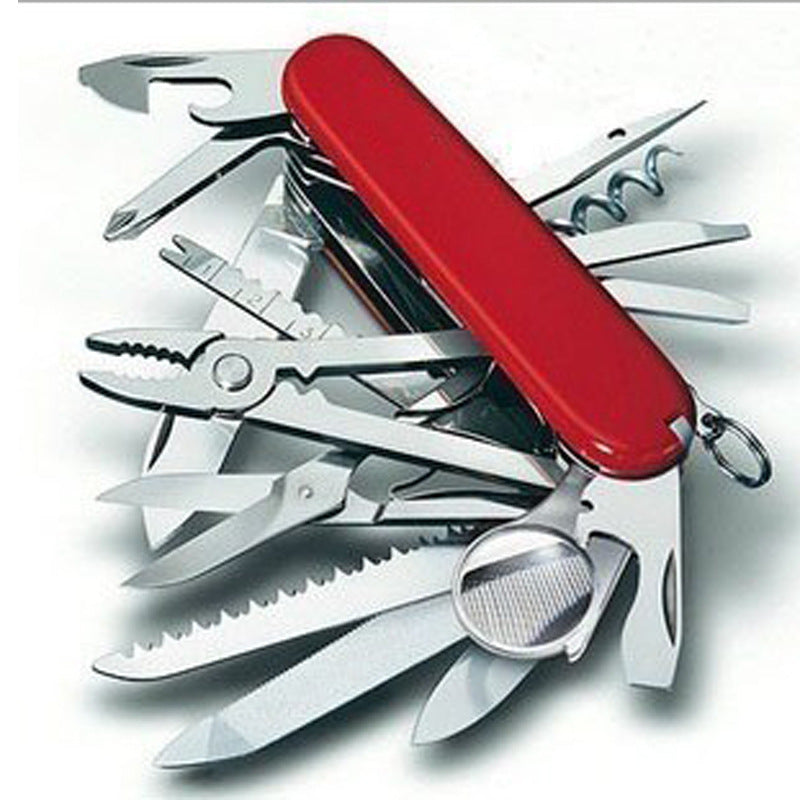 Multifunction camping pocket knife and outdoor multi-tool