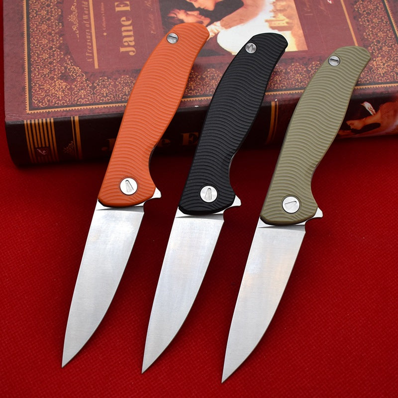 folding outdoor knife with glass fiber nylon handle