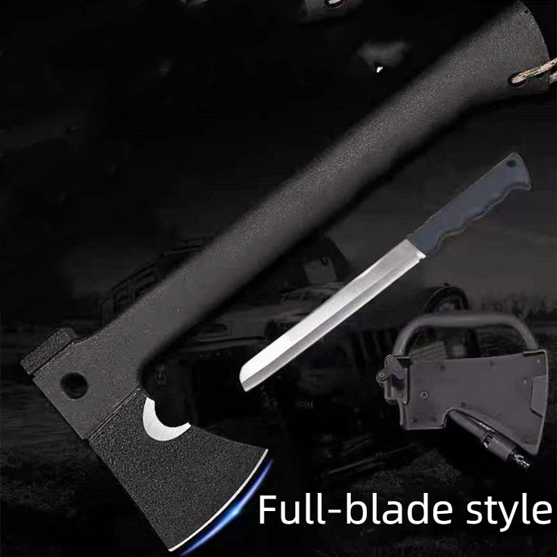 EDC Axe with Camp saw and survival fire starter and sheath
