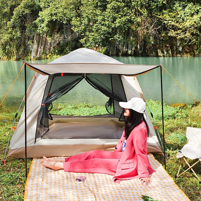 camping and fishing shelter for family adventures