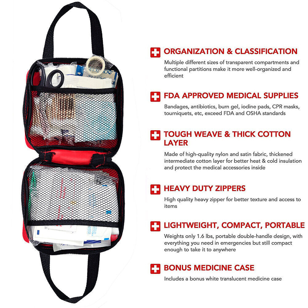 391-piece emergency medical supply kit