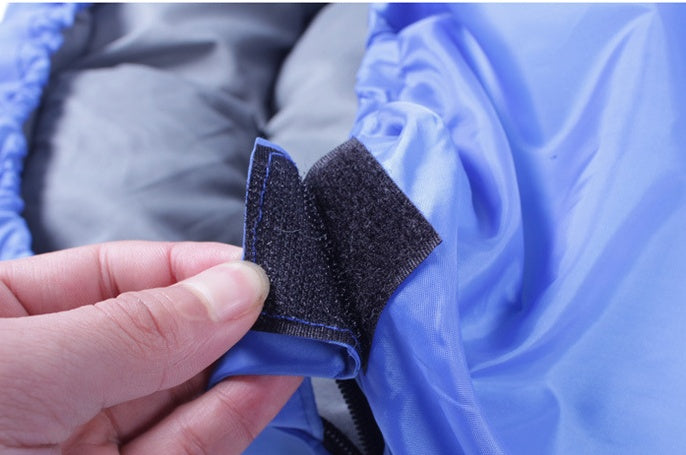 polyester outdoor sleeping bag with hood