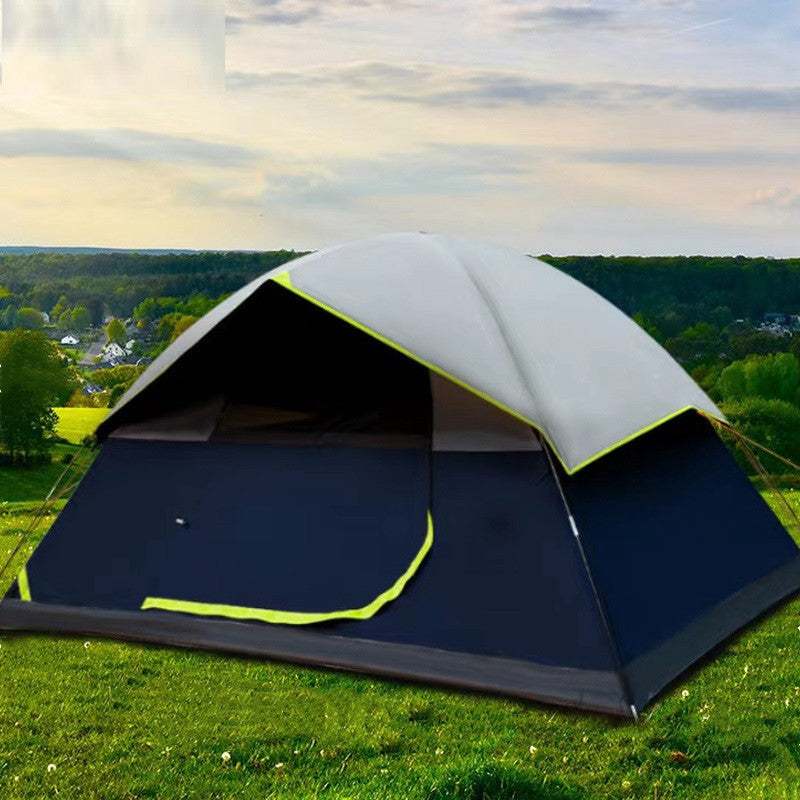 4-person waterproof dome camping tent