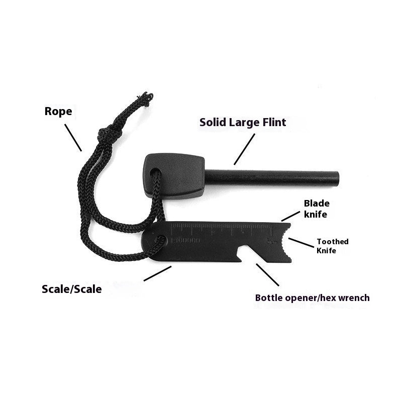 multifunction survival fire starter for camping
