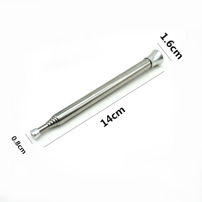 stainless steel campfire blow tube
