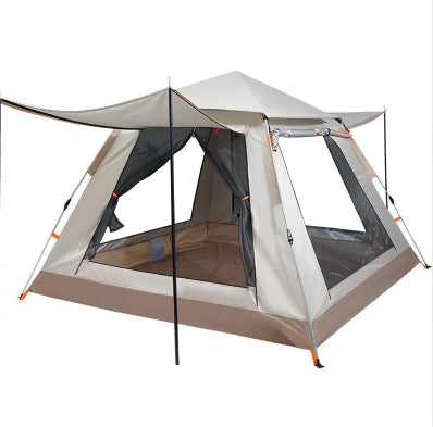 beige canopy camping tent