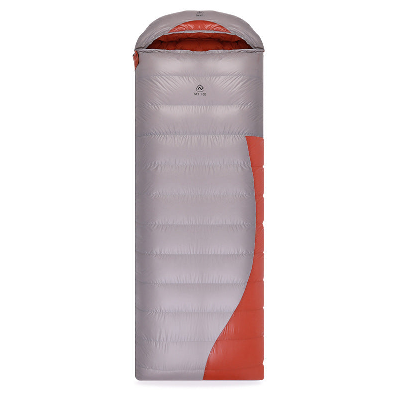 nylon down sleeping bag for outdoor camping