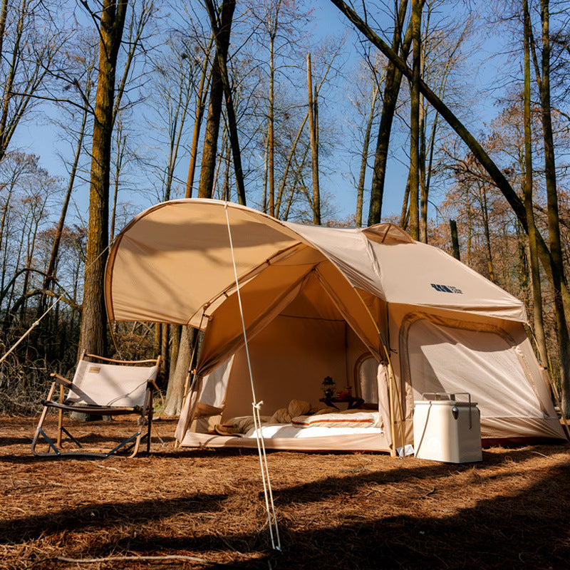Heavy duty canopy tent for camping