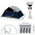 4-person dome tent for campground camping