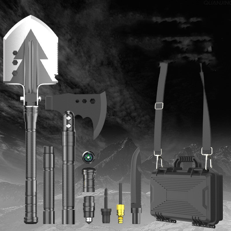 6063 aluminum alloy survival camping shovel kit