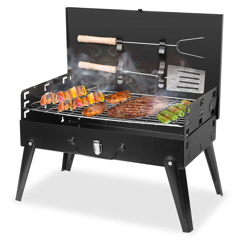 portable charcoal camping grill