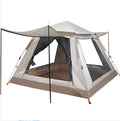 beige canopy camping tent