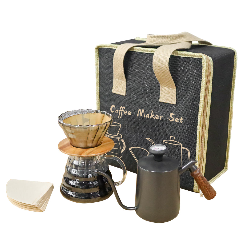 hand brew camping coffee pot